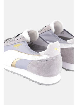 PUMA Kids Boy  Roma OG Nylon Double FS Lace Up Outdoor Shoes, White  - Image 2