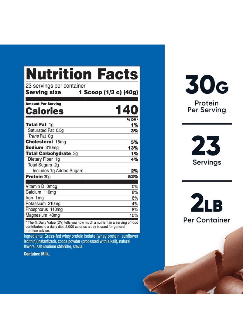مسحوق بروتين مصل اللبن المعزول من نيوتريكوست، بنكهة الشوكولاتة، 2 رطل - Image 4