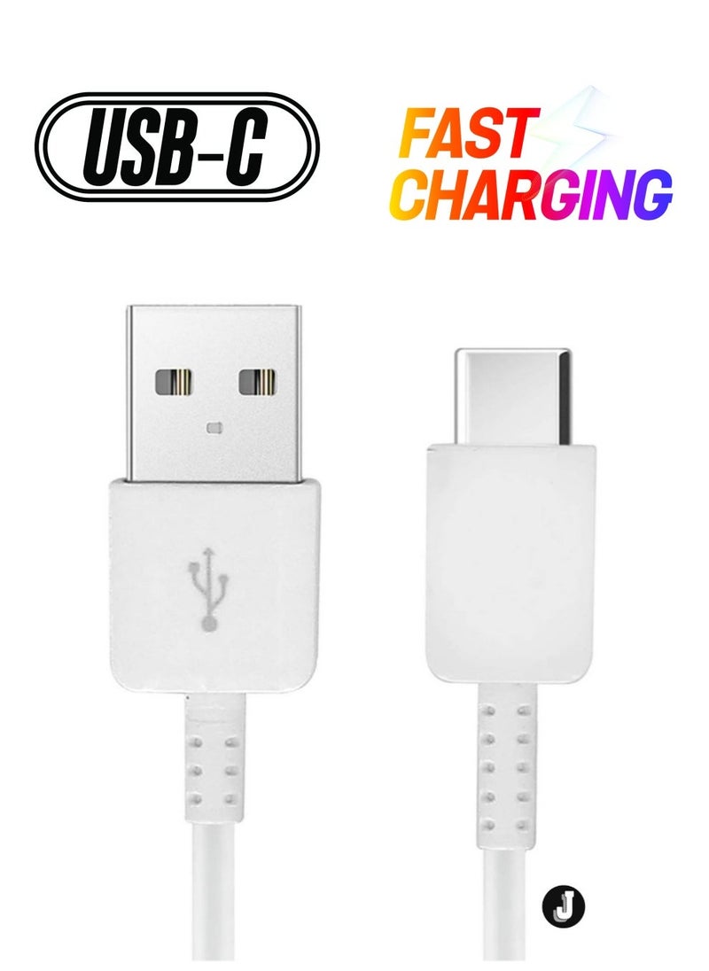 JAJEEK "USB Type-C Cable (1.5m) for Xiaomi Redmi Note 10 Pro – Fast Charging & Quick Data Transfer (White)" - Image 1