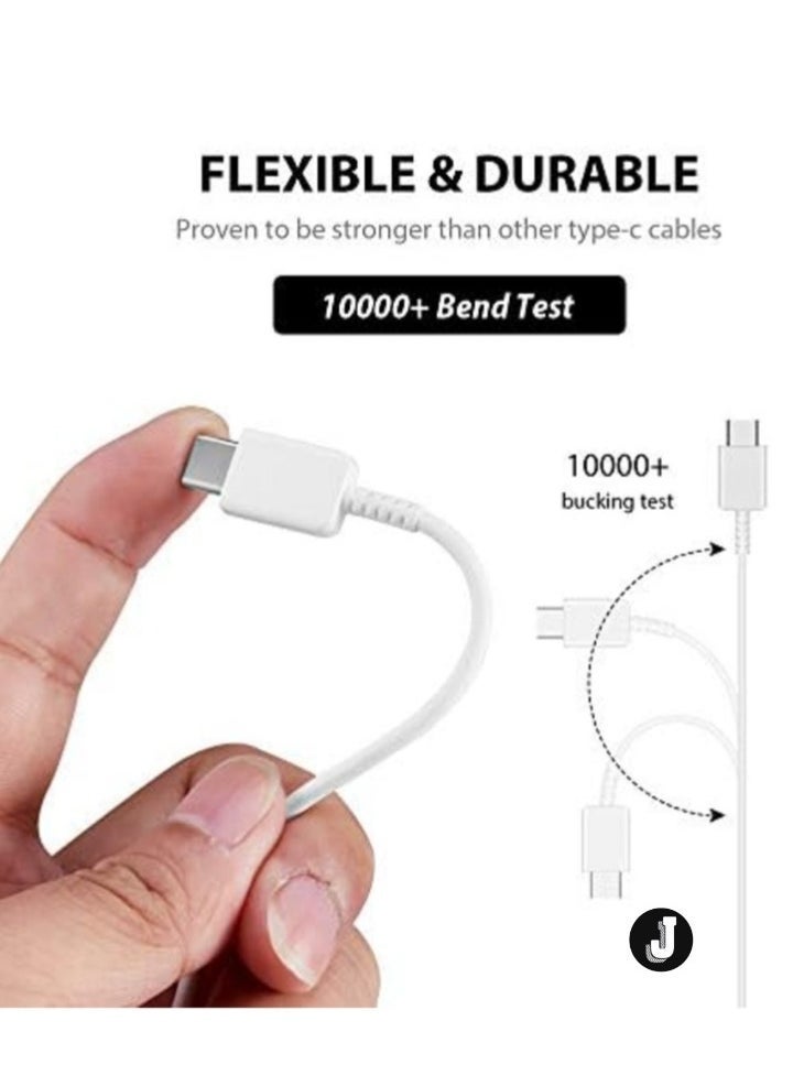 JAJEEK "USB Type-C Cable (1.5m) for Xiaomi Redmi Note 10 Pro – Fast Charging & Quick Data Transfer (White)" - Image 4