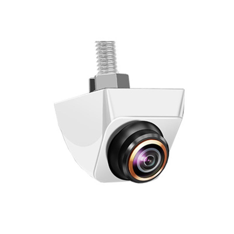 Car Backup View Camera: 1080P HD White - 170° Wide Angle Fisheye Rear View Camera for Car, SUV, Truck Pickup, Camper, Low Light Driving - Image 1