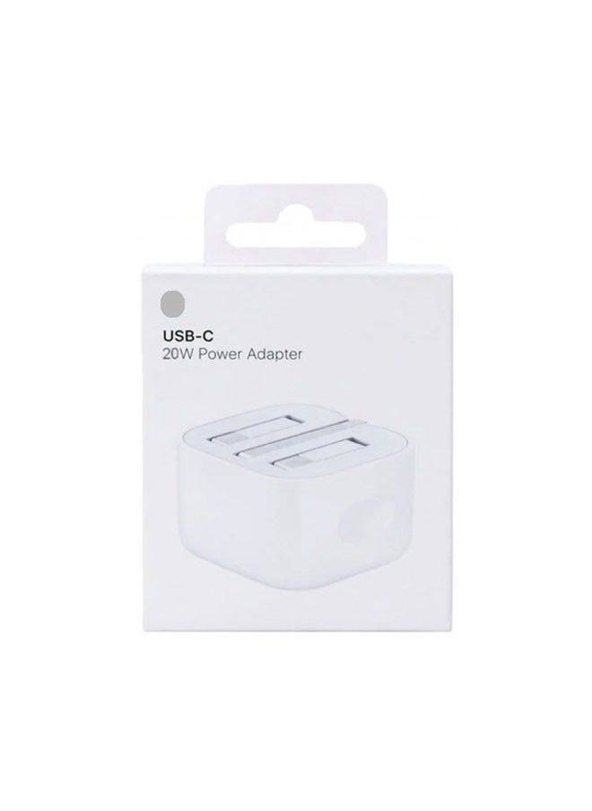 Generic - IPhone Fast Charger USB-C 20W High Quality White Color - Image 1