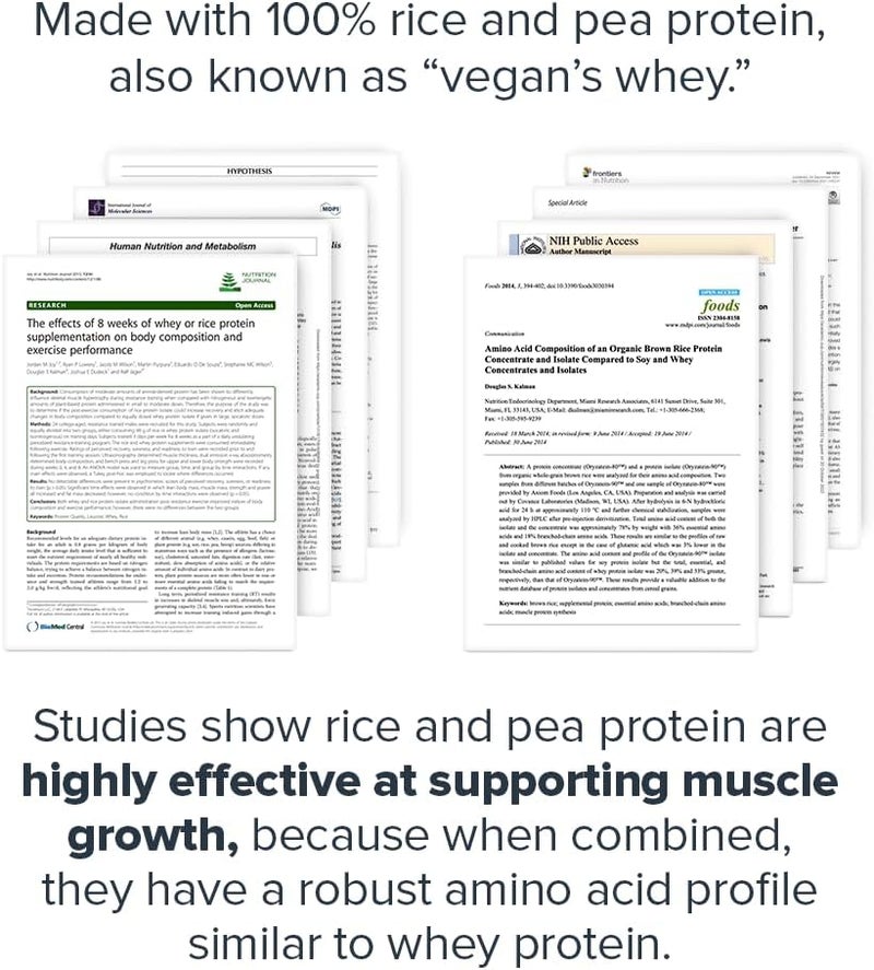 LEGION Plant Vegan Protein Powder Vanilla  Rice and Pea Plant Based Protein Blend Gluten Free GMO Free Naturally Sweetened and Flavored 20 Servings Vanilla - Image 3