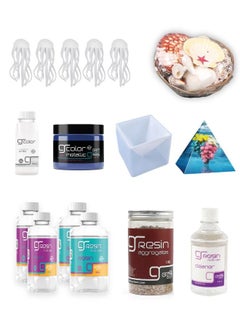 Graffiti Resin Ocean Kit for Pyramided DIY Resin Making 16 Pieces  - Image 1