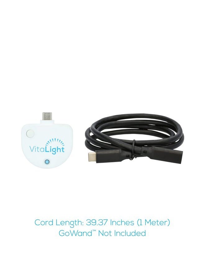 Vitalight GoWand USB-C Extension Cable 1 Meter (3.28 Feet) - Allows GoWand (Sold Separately) to Be Used with Any USB-C Port - - Image 3