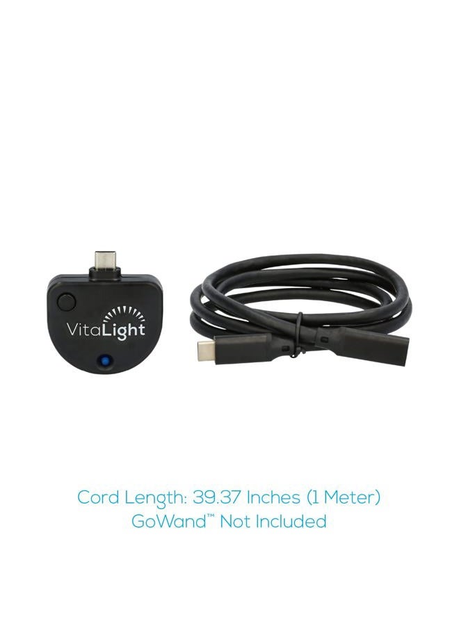 Vitalight GoWand USB-C Extension Cable 1 Meter (3.28 Feet) - Allows GoWand (Sold Separately) to Be Used with Any USB-C Port - - Image 2