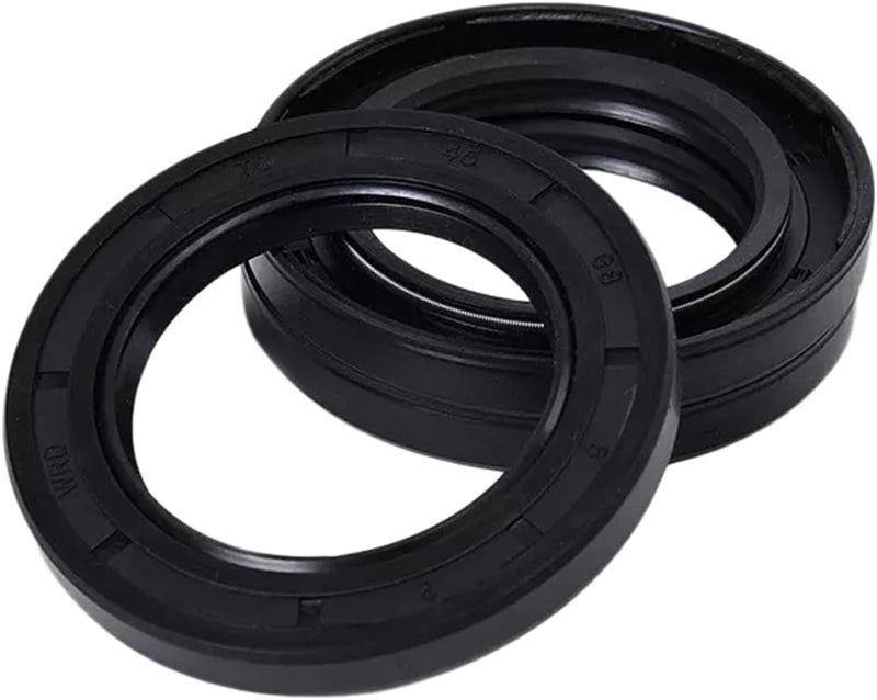 Rubber Oil Seal Rubber washers 10pcs 30mm Inner Diameter TC Nitrile Skeleton Oil Seals with Reinforced Springs, Outer Diameter 52mm, Thickness 10mm, 30x52x10mm(30x49x7mm) - Image 2