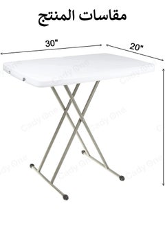 Cady One Heavy duty foldable and adjustable table for trips and picnics  - Image 2