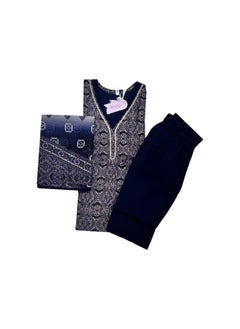 enzo plus Stitched Salwar Kameez with Dupatta  - Image 4