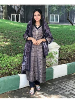 enzo plus Stitched Salwar Kameez with Dupatta  - Image 2