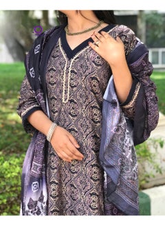 enzo plus Stitched Salwar Kameez with Dupatta  - Image 3