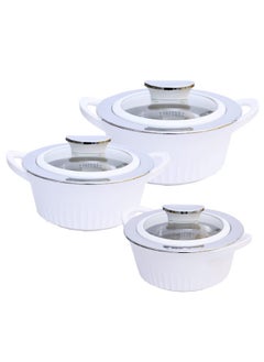JAYPEE Jaypee Casserole Olivia Set 1000ml, 1500ml and 2000ml Parrot White  - Image 1