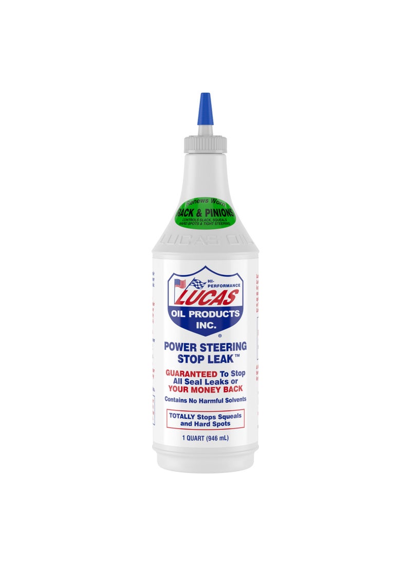 LUCAS OIL Lucas Oil 10011 Power Steering Stop Leak - 1 Quart  - Image 1
