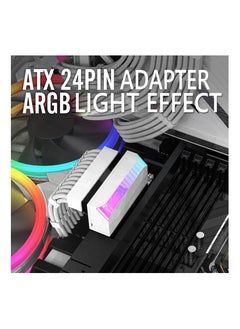 Y&D 4 Pin 90 Degree Adapter, ATX 24pin Female to Male Power Plug Compatible with Most Motherboard, and PSU, Motherboard for Desktops PC Supply  - Image 5