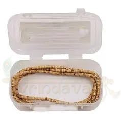 Vrindavanstore.in Tulsi Mala for Daily Jaap & Meditation | 108 Beads Natural Wood for Men & Women (2 Round) - Image 5