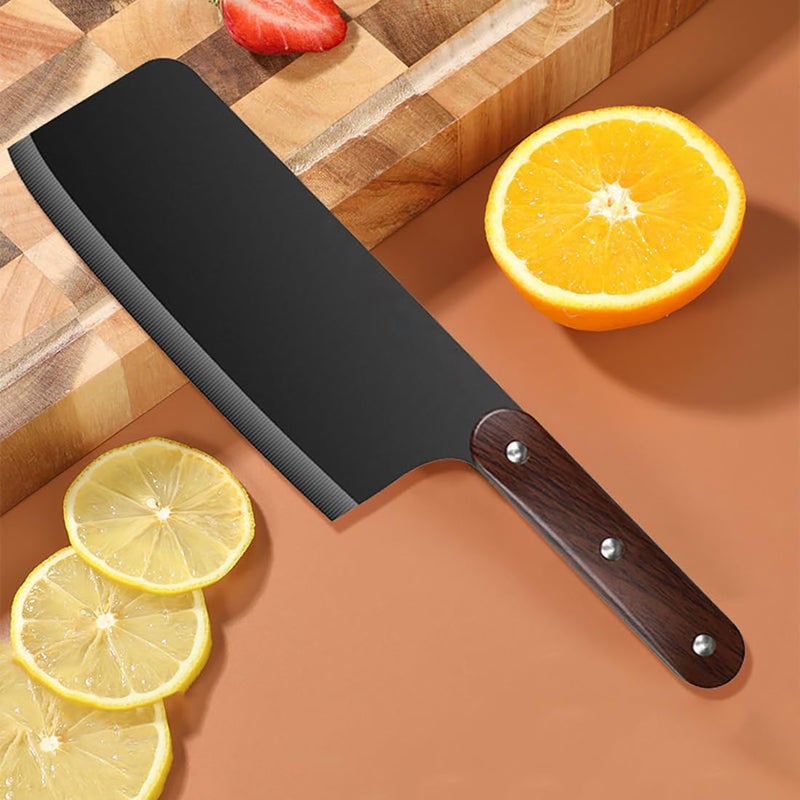 Captoola سكين تقطيع كابتولا على الطراز الصيني سكين تقطيع ياباني سكين جزار من الفولاذ المقاوم للصدأ سكين تقطيع اللحم سكين من الفولاذ الكربوني العالي لمجموعة سكاكين اللحم والخضار مجموعة سكاكين تقطيع من 1 - Image 1