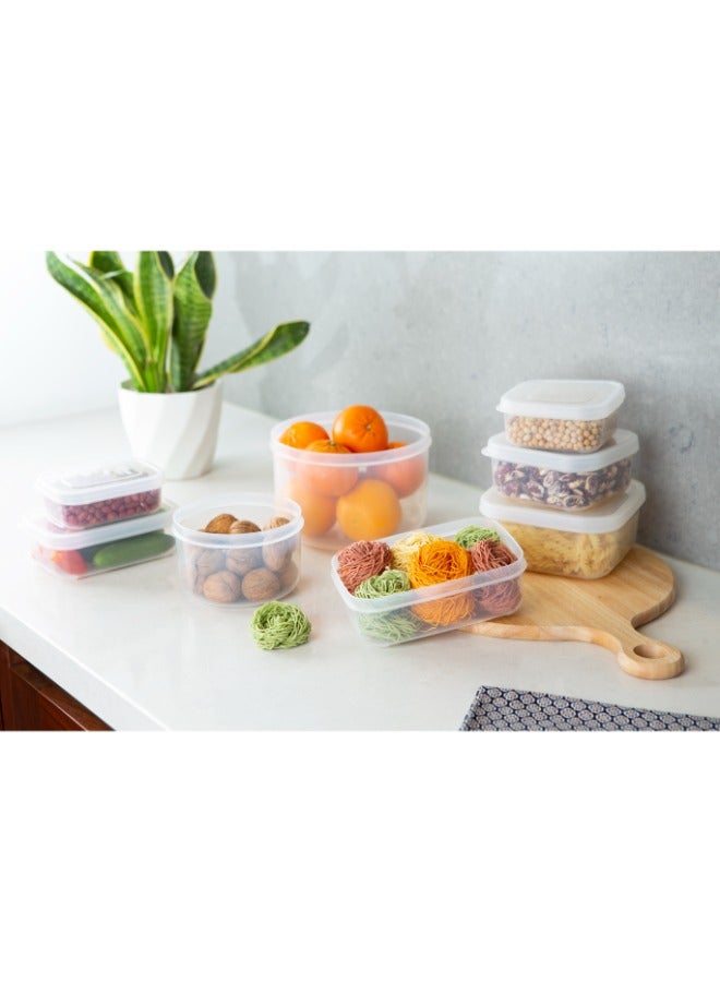 inochi Hokkaido Food Storage Container Set, 3 Pieces (500-1000-2000ML), Green - Image 4