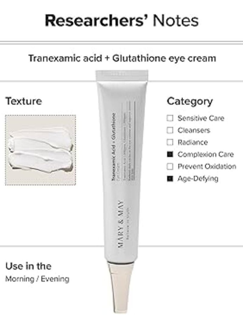 MARY & MAY Tranexamic Acid Eye Cream 30gram