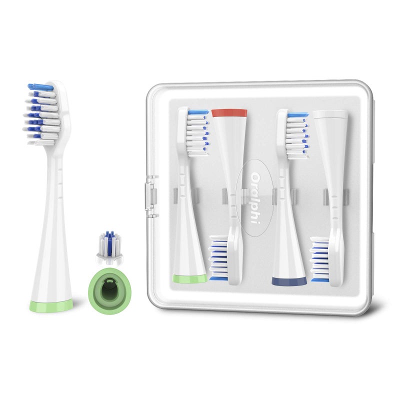 Toothbrush Replacement Heads for Waterpik Complete Care 5090 CC01WP861 STRB4WW 4Pack White