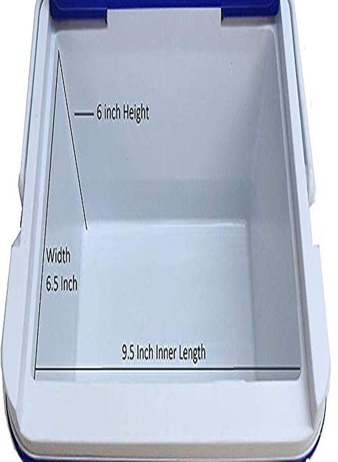 أريستو صندوق تبريد معزول من البلاستيك من أريستو، سعة 6 لترات، متوفر باللون الأحمر أو الأزرق - Image 3