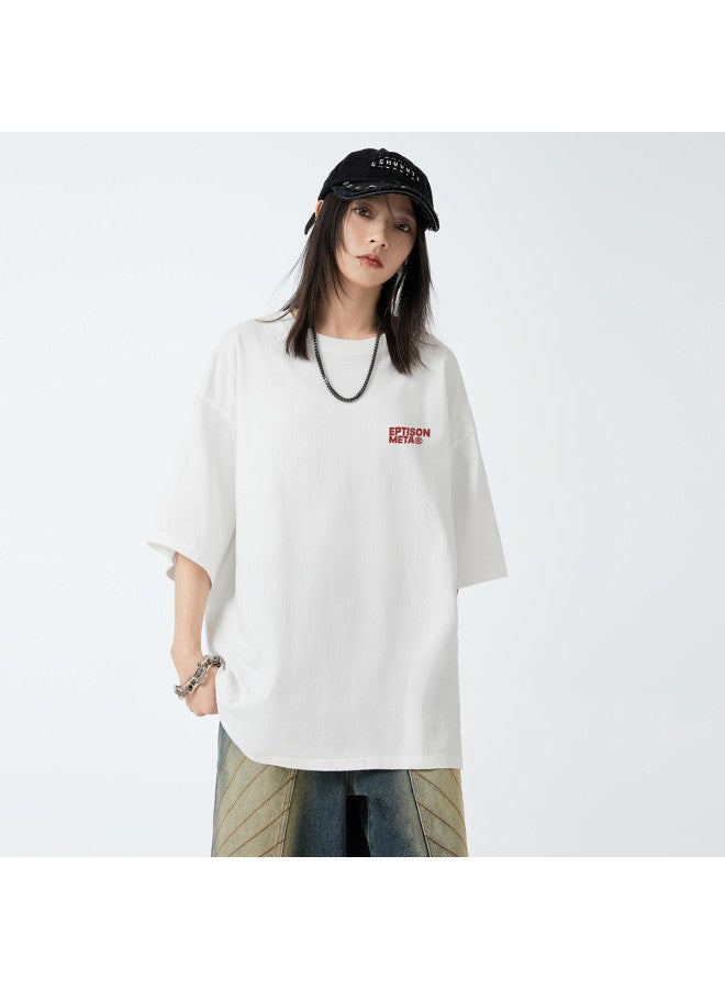 EPTISON slimming Casual Versatile Top - Island Vacation Print Couple Tee Women's Summer Short Sleeve T-shirt - Image 5