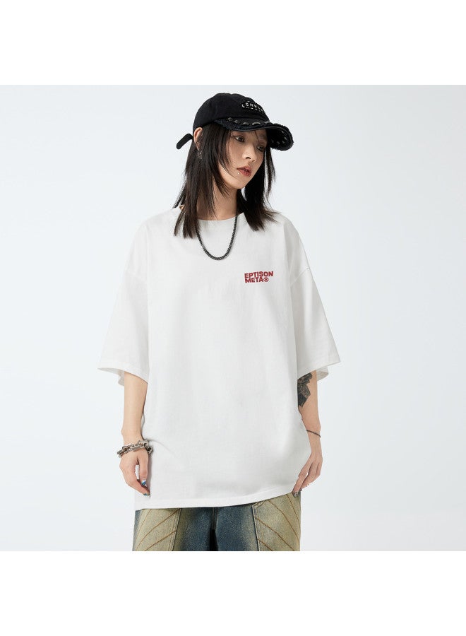 EPTISON slimming Casual Versatile Top - Island Vacation Print Couple Tee Women's Summer Short Sleeve T-shirt - Image 4