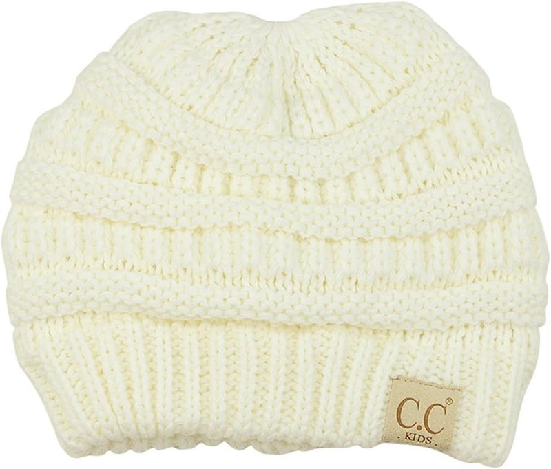 Cc Kids' Cute Warm and Comfy Children's Knit Ski Beanie Hat - Image 1