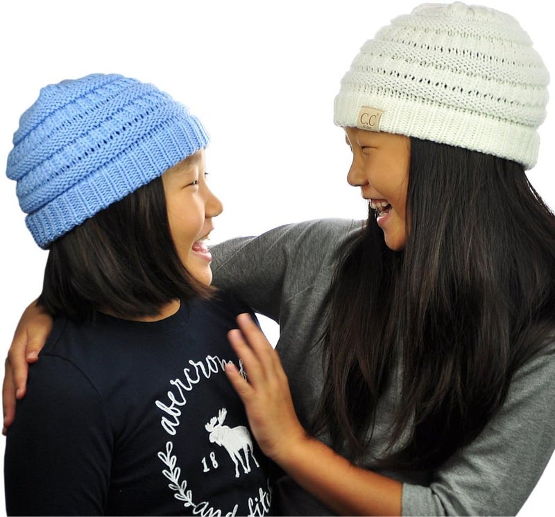 Cc Kids' Cute Warm and Comfy Children's Knit Ski Beanie Hat - Image 3
