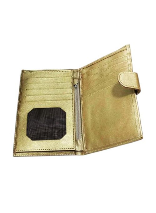 Gold leather wallet  - Image 2