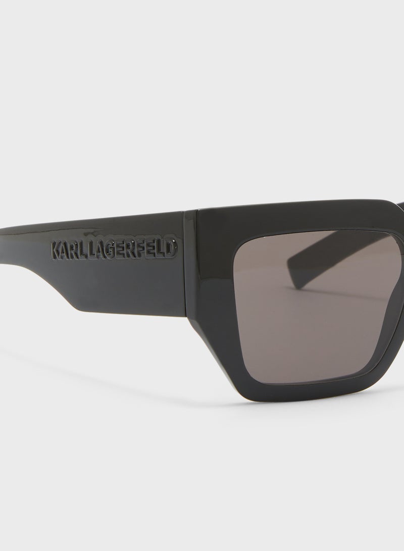 Karl Lagerfeld Modified Rectangle Sunglasses - Image 4