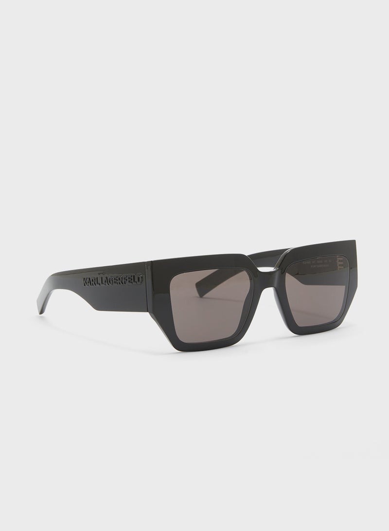 Karl Lagerfeld Modified Rectangle Sunglasses - Image 1