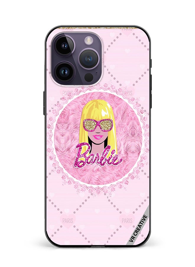 VR CREATIVE Protective Case Cover For Apple iPhone 16 Pro Funky Barbie Design Multicolour - Image 1