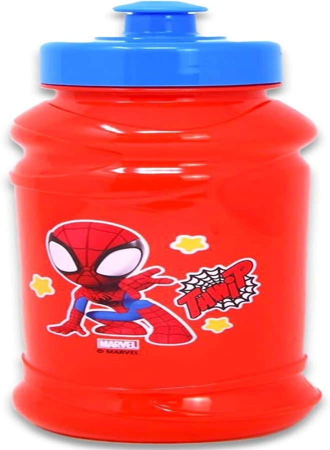 SPIDERMAN طقم صندوق غداء سبايدرمان للأولاد - مجموعة مستلزمات المدرسة من مارفل مع حقيبة غداء معزولة سبايدرمان، زجاجة ماء، ملصقات، والمزيد | حاوية غداء سبايدرمان - Image 4