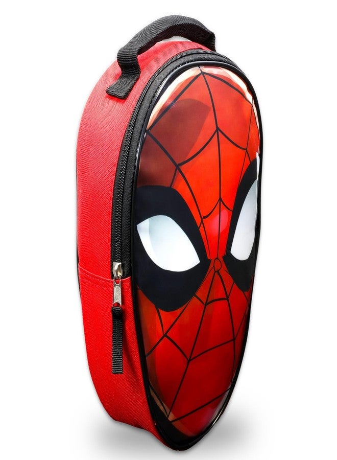 SPIDERMAN طقم صندوق غداء سبايدرمان للأولاد - مجموعة مستلزمات المدرسة من مارفل مع حقيبة غداء معزولة سبايدرمان، زجاجة ماء، ملصقات، والمزيد | حاوية غداء سبايدرمان - Image 2