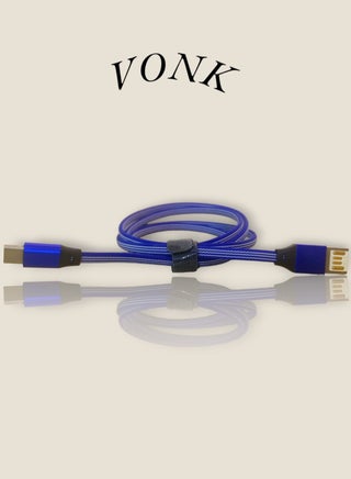 VONK V05 Quick Charge Data Cable TYPE-C-USB Mobile Phone Charger USB 2A Fast Charging Cable - Blue - pzsku/Z031910CF33D6B7E6DFC2Z/45/_/1730212604/e7af0048-a73a-430b-b8bb-15cea4866569
