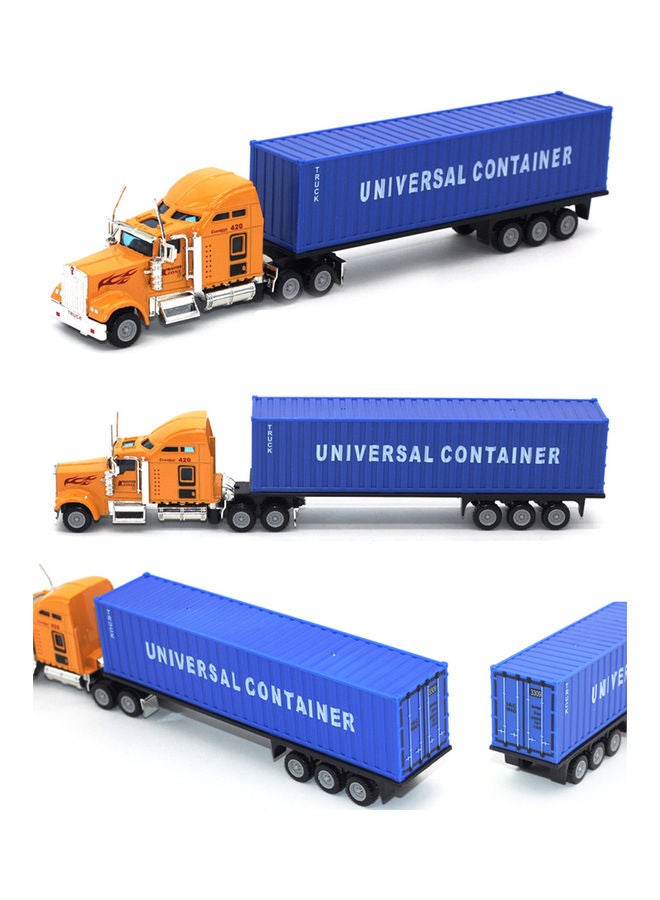 Loquat Diecast Alloy Container Truck Multicolour - Image 3