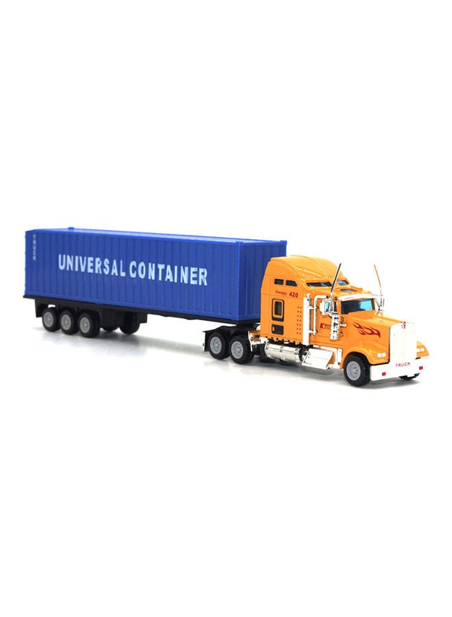 Loquat Diecast Alloy Container Truck Multicolour - Image 1