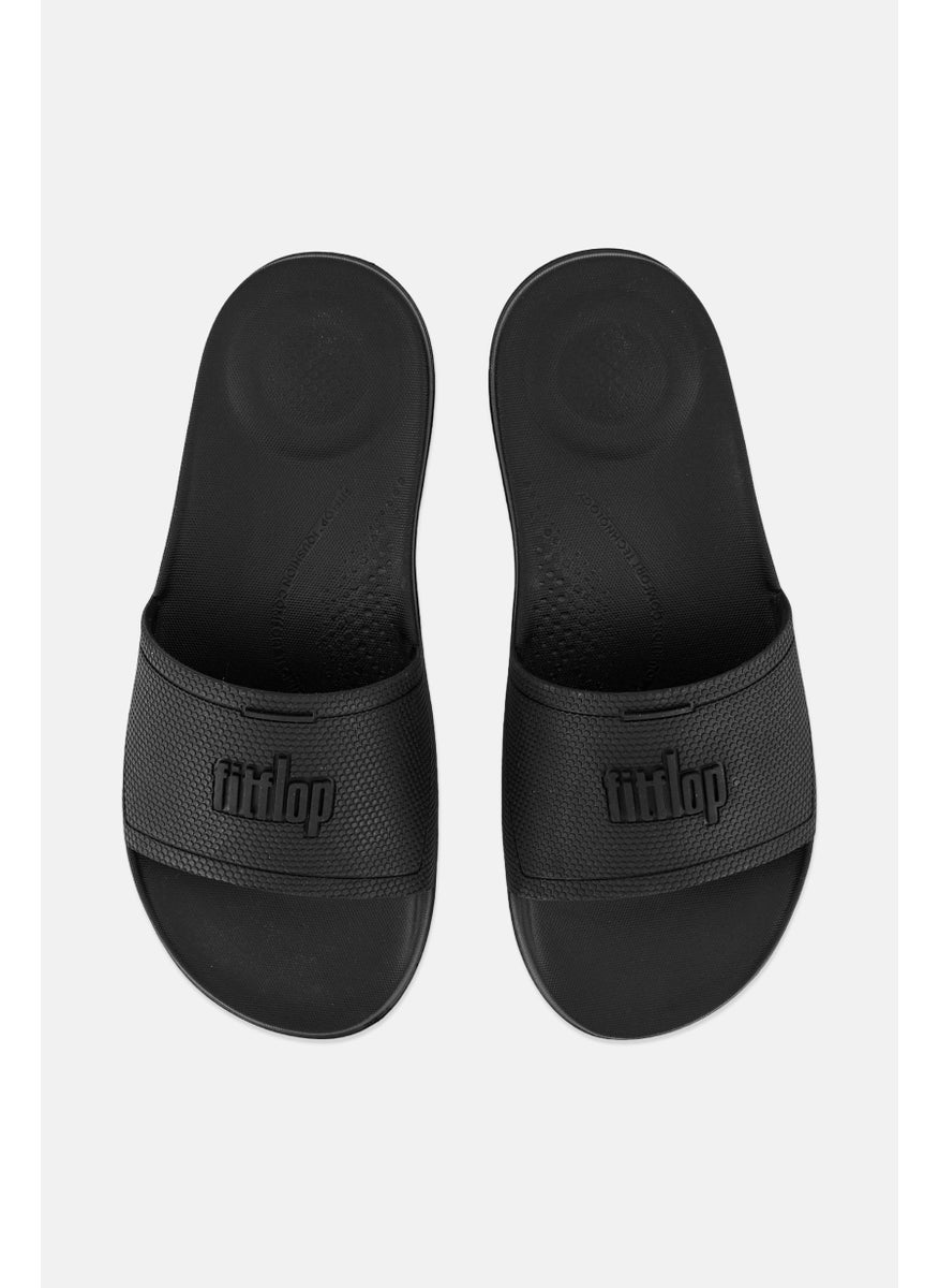 FitFlop Women Slip On Slides, Black  - Image 3