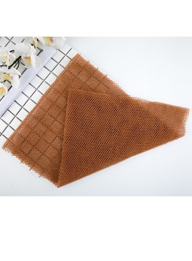 CYSTAR 2Pcs African Net Bath Sponge Long Exfoliating Body Scrub Towel, Tight Weave Porous Elastic Cleansing Cloth, Tower Shape Bath Towel for Smooth Skin & Back Washing - Image 3