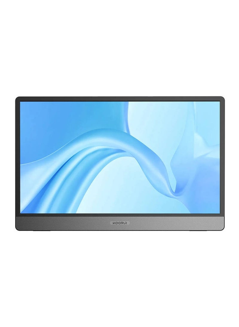 KOORUI - 15.6 inch Portable Monitor 1080P FHD USB-C Laptop Monitor HDMI Computer Display IPS Gaming Monitor w/Premium Smart Cover & Speakers, External Monitor for Laptop/PC/Mac/Phone, 15B1 - Image 1