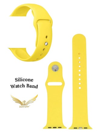 Universal 42/44mm Silicone Replacement Watch Strap For Apple Series 6/5/4 - pzsku/Z031967B453E24C63E061Z/45/_/1650908309/df2e6a3f-5dc6-4bbe-8727-2db9c4965938