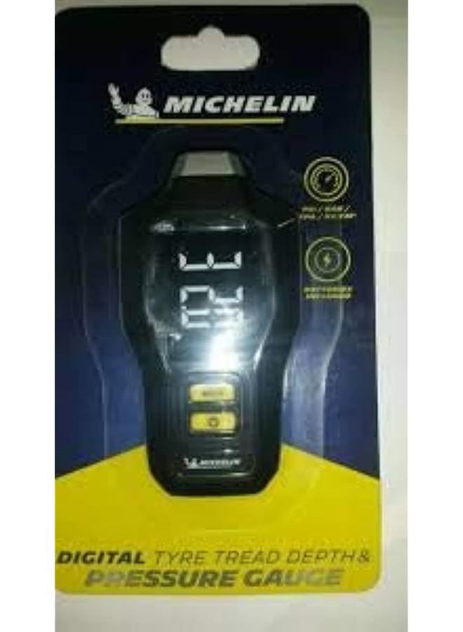 ميشلان مقياس عمق وضغط الإطارات الرقمي مع شاشة LCD - Image 3