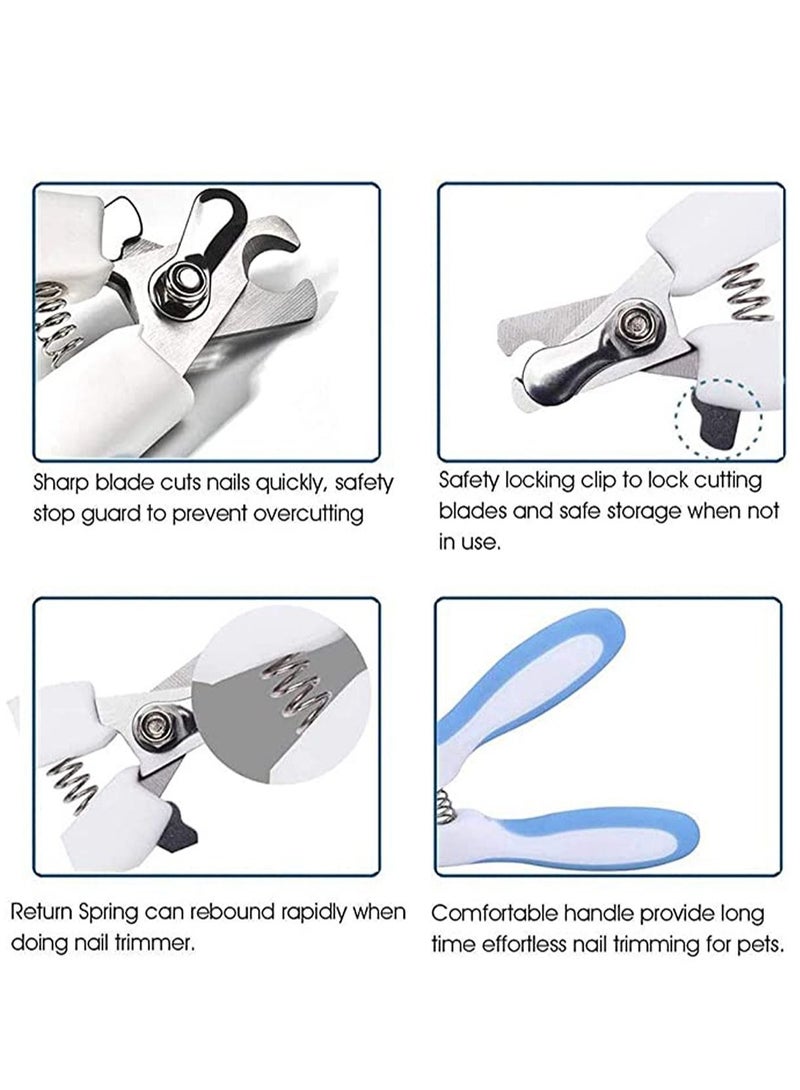 Y&D Professional Cat Dog Nail Clippers, Stainless Steel Pet Claw Scissors Trimmers for Small and Medium Dogs Cats Grooming at Home, One File Included  - Image 3