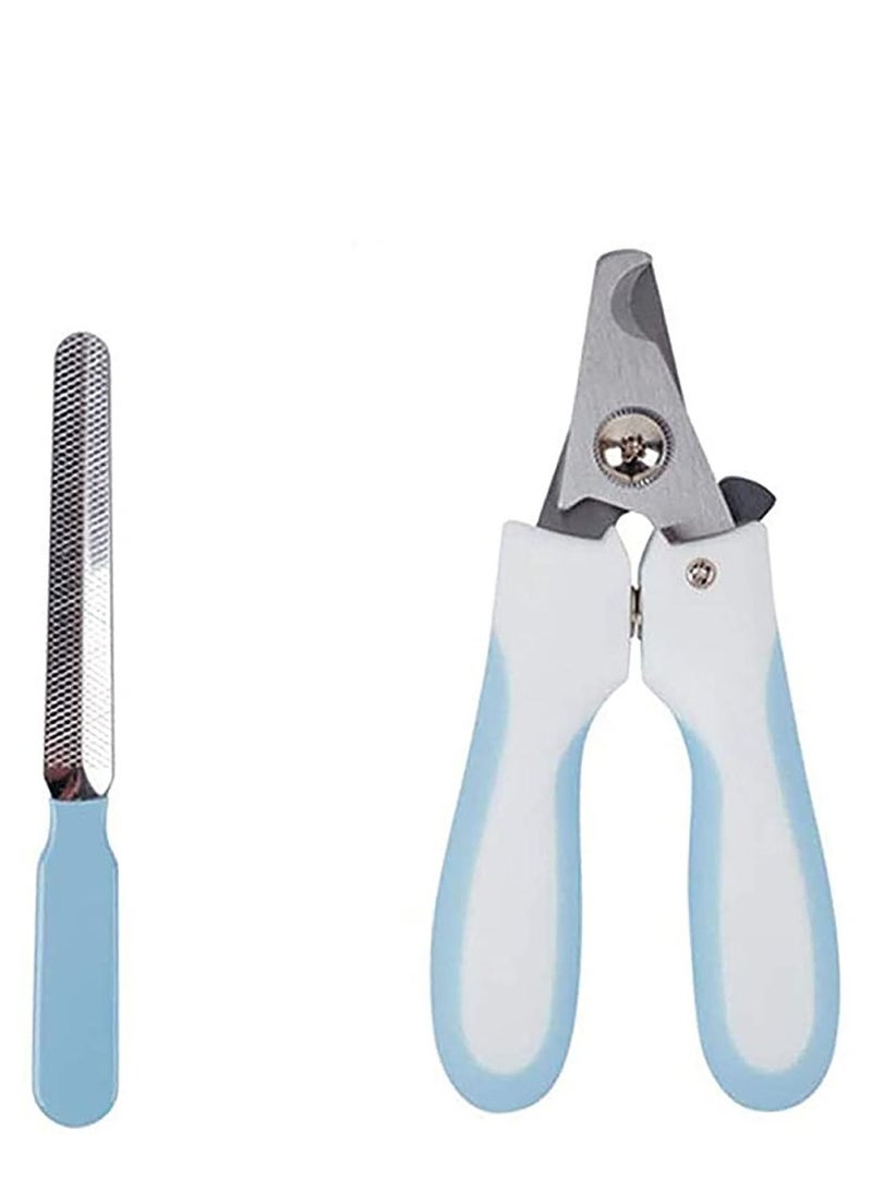 Y&D Professional Cat Dog Nail Clippers, Stainless Steel Pet Claw Scissors Trimmers for Small and Medium Dogs Cats Grooming at Home, One File Included  - Image 1