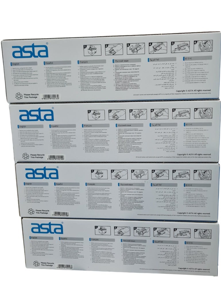 Asta 126A 130A Compatible color laserjet Toner Cartridge for HP CP1025 1025 CP1025nw MFP M175 M275 Laser Printer for HP126A CE310A CE311A CE312A CE313AHP 130A Compatible Toner Cartridges Black CF350A Cyan CF351A Yellow CF352A Magenta CF353 for HP Laser Jet Pro Color MFP M176 M177 M177fw Printers. - Image 2