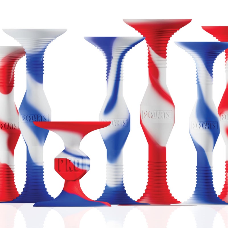 Popdarts USA Themed PRO Pack Game Set (Red White Blue Wigglenobber Target Marker) - Indoor, Outdoor Suction Cup Throwing Game - Competition with a POP - Image 1