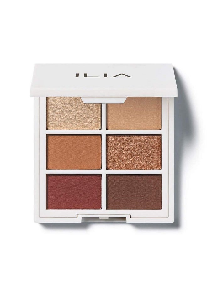 ILIA ILIA - The Necessary Eyeshadow Palette | Cruelty-Free, Vegan, Talc-Free, Matte, Satin + Metallic Highly Pigemented + Blendable Finishes (Warm Nude, 6 x 0.05 oz | 1.5 g)  - Image 1