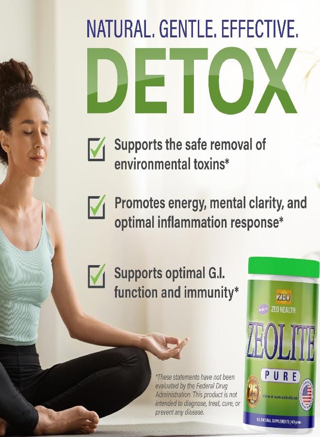 Full Body Detox Cleanse Supports Energy Gut Health Mental Clarity And Optimal Inflammation Response the Original Zeolite Powder 400 Servings