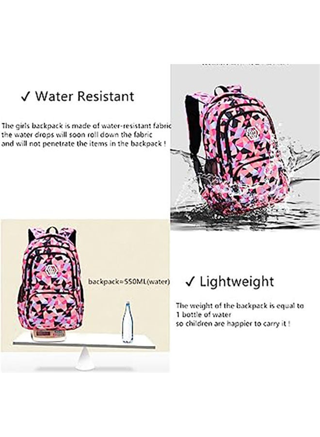 Arabest Kids School bag With Lunch Bag and Pencil Case Elementary School Backpacks for Teen Girls 3 in 1 Backpack Sets - Image 5
