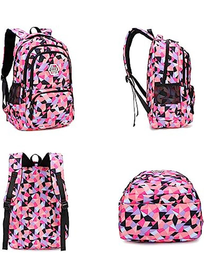 Arabest Kids School bag With Lunch Bag and Pencil Case Elementary School Backpacks for Teen Girls 3 in 1 Backpack Sets - Image 3